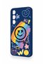 Samsung A55 Compatible Happing Smile Patterned Silicone Case - 4