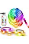 5M RGB LED Strip Lights, Multicolor with 16 Colors & Remote Control