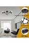 Chandelier, Modern Ceiling Lighting, 6 Lights E27 Adjustable Industrial Mount Pendant Light - 3