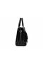 Women's Mini Leather Handbag with Shoulder & Crossbody Strap 20x14x9 cm - 4