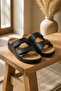 Natural Bottom Sole Adjustable Size 38 Unisex Slippers - 2