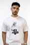 Yagami Light_1 Design Printed Oversize White T-Shirt