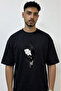 Misa Amane_1 Design Printed Oversize Black T-Shirt