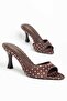 Pissa Polka Dot Women's Heeled Slippers - 3