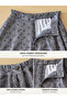 Valerie Chiffon Flared Lined Long Skirt Women's Lilac - 5