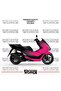 ملصق تزييني لدراجة هوندا PCX 2025، طقم جاهز لتزيين المحرك بلونين، جودة عالية