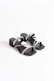 Black women's embellished slides tr20my25a - 2