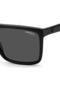 UV Protected Sunglasses Black Frame Grey Mirror Lens 58mm - C-8055/S-807 - 5