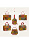 Indian Handcrafted Ajarakh Patchwork- Vegan Leather Bag - 6