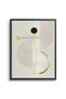 Modern Geometric Islamic Wall Art | Framed Canvas Print with Gold Foil Embossed | Luxury Modern Decor for Living Room, Bedroom, Office & Gift (Set of 3) - 3