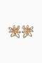 Flower-shaped earrings