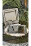 2 Pieces 24X24 cm Gold/Silver Stainless Steel Coffee Presentation Tray |   Decorative Square Serving Tray