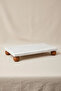 Marble Oil Pot Base with Bamboo Top – Kitchen Countertop Organizer 12 X 22