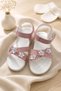 Size 31 Pink Girls' Sandals - 2