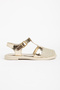 Gold Tulle Poly Sole Sandals Women's Shoes Lily - 4