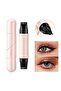 Zeonella Black Waterproof Double-Sided Eyeliner Stamp Pen Compatible with Right and Left Eyes - 2