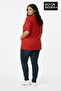 Women's Plus Size a Printed 3Xl-6Xl Crew Neck T-Shirt Spr26Btsk510-12 - 2