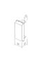 Capac fals TEM 1 modul, alb - 5