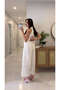 Fotte Ecru Linen Vest and Pants Set - 5