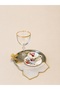 2 Pieces of Ottoman Coffee Side Cocktail Presentation Napkins with Crystal Stones
