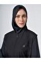 Gather Detailed Hijab Swimsuit Black - 6