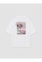Loose fit printed girl's t-shirt - 3