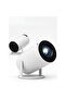 Smart Mini Projector 4K Support with 200 Inch Display, 180° Rotation and Built-in Speaker