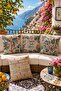 Pastel Palm Patterned 4-Piece Throw Pillow Cover Set - 2