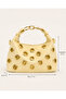 Bella Yellow Eyelet Detailed Women's Hand and Shoulder Bag - 8
