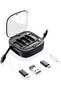 6-in-1 Multifunction Retractable Charging Cable Adapter Kit – Travel Cable Organizer Box - 2