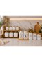 14 Piece Porcelain Oil and Spice Jar Set Kitchen Organization Set Square Oil Jar Spice Jar Set with Labels - 2