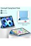 iPad Air Case (11-Inch, 2024) – Vibrant Azure Blue, Fits 4th, 5th, and 6th Gen Models, Smart Cover with Touch ID & Auto Wake/Sleep - 4