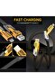 4-in-1 Convertible Metal Fast Data Cable – 65W Braided USB-C, USB-A, Multi-Charging Cable - 4