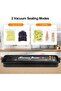 Single-touch Portable Food Saver Vacuum Sealer - Machine with 2-Functions for Fruits, Nuts, Meat, Sweets, Vegetables - 4