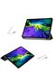 iPad Case 10.2 inch Compatible with iPad 9th Gen (2021)/ 8th Gen (2020)/7th Gen (2019), Slim Stand Hard Back Shell Protective Leather Smart Cover Trifold Stand - 3