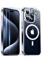 Magnetic for iPhone 15 Pro Max Case Clear, [Compatible with Magsafe] [Not Yellowing] Slim Shockproof for iPhone 15 Pro Max Case,Clear