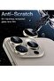 Camera Lens Protector for iPhone 15 Pro/Pro Max, 9H Tempered Glass Metal Ring Cover, HD Clear, 3-Pack - 3