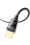 CA-1590/CA-1591 1.2 Meter 3A 36W Type-C to Lightning Transparent Data Cable - 2
