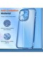 Clear Case Compatible with iPhone 15 Pro 6.1" with 2 Tempered Glass Screen Protector - Baby Blue - 3