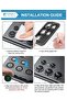Camera Lens Protector for Samsung Galaxy S24 Ultra 2024, 9H Transparent Camera Tempered Glass Grade Shatterproof (Black) - 5