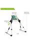 Tablet Holder, 360 Adjustable Phone/Tablet Stand with Steel Arm, Lazy Mount Tablet Clamp - 4