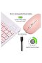 Ultra-Slim Bluetooth Keyboard and Mouse Combo Rechargeable Portable Wireless Keyboard Mouse Set - 4