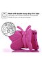 iPad 10.2 Case for Kids, 3D Cute Butterfly Cover, Non-Toxic EVA Foam, Shockproof - Rose - 3