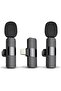 Professional Wireless Lavalier Lapel Microphone for iPhone, iPad - Cordless Omnidirectional Mic