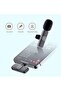 2.4GHz 2 in 1 K8 Wireless Microphone, Digital Mini Portable Recording Clip Mic with Receiver - 2