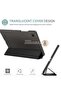 ProCase Slim Stand Hard Back Shell Smart Cover Case for Galaxy Tab A8 10.5 Inch 2022 - Black - 4
