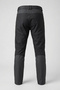 Black Leather-Look Denim Men's Biker Pants - 2