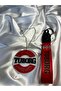 Tubor Red Set of 2 Keychains - Mirror Ornament - 3