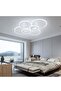 6-Ring LED Flush Mount Ceiling Light, 31 inch Dimmable 75W, Remote Controlled 3000K-6500K, Modern Metal Finish, Perfect for Living Room, Kitchen, Bedroom, Office, Bedroom Lighting Modern Ceilin - 5