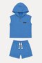 Sleeveless Blue Baby Boy Suit - 2